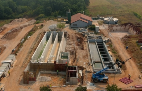 Slika 2. UPOV Novigrad – napredak radova